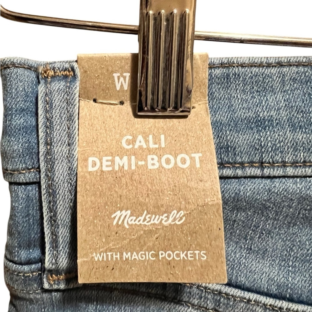 Madewell Women's Blue Jeans- size 26- Cali Demi Boot - Picture 3 of 7